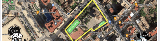 Plano de ubicación de aulas para&nbsp;#EABE22